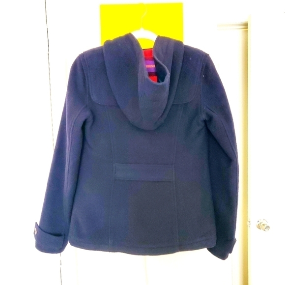 HOLLISTER | Navy Blue Toggle Coat - Picture 4 of 5